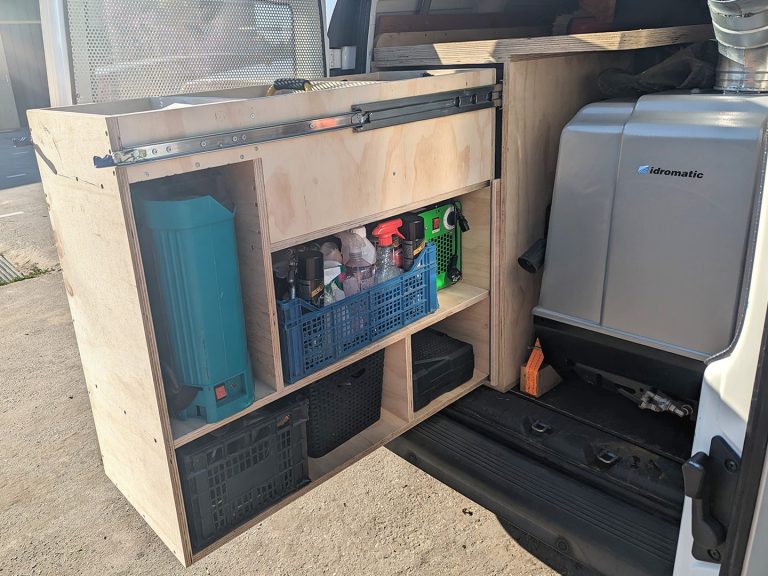 car modifications with customized wooden fittings